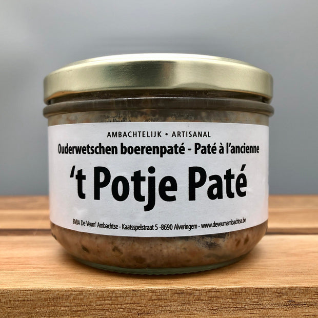 Potje paté - Ouderwetschen boerenpaté - 180 g
